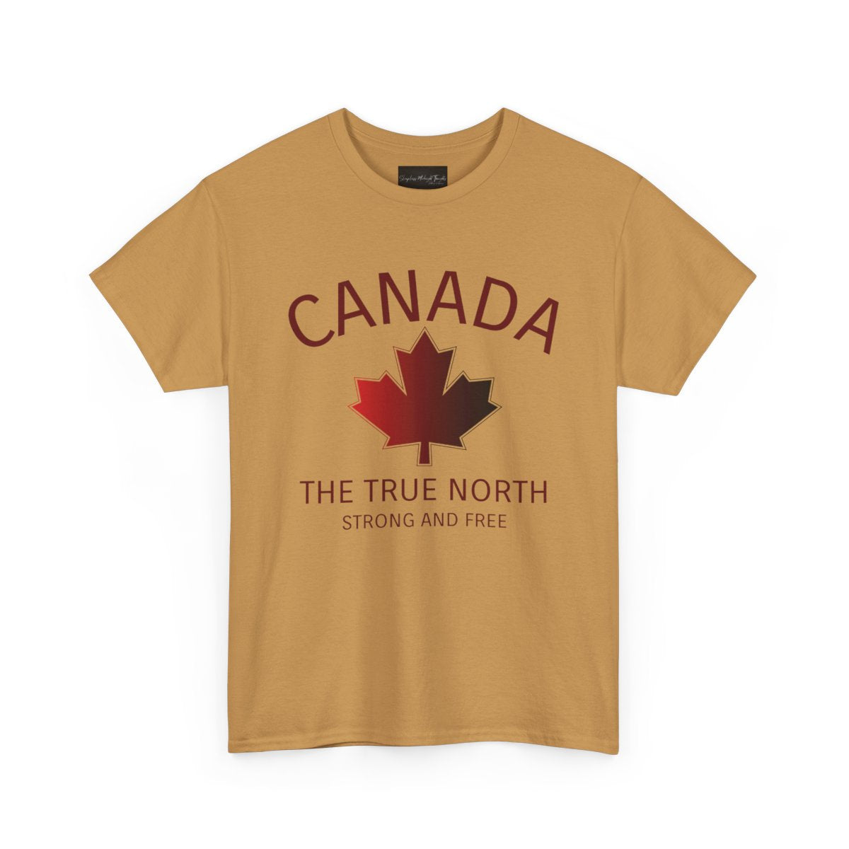 Canada The True North, Strong and Free Maple Leaf T-Shirt