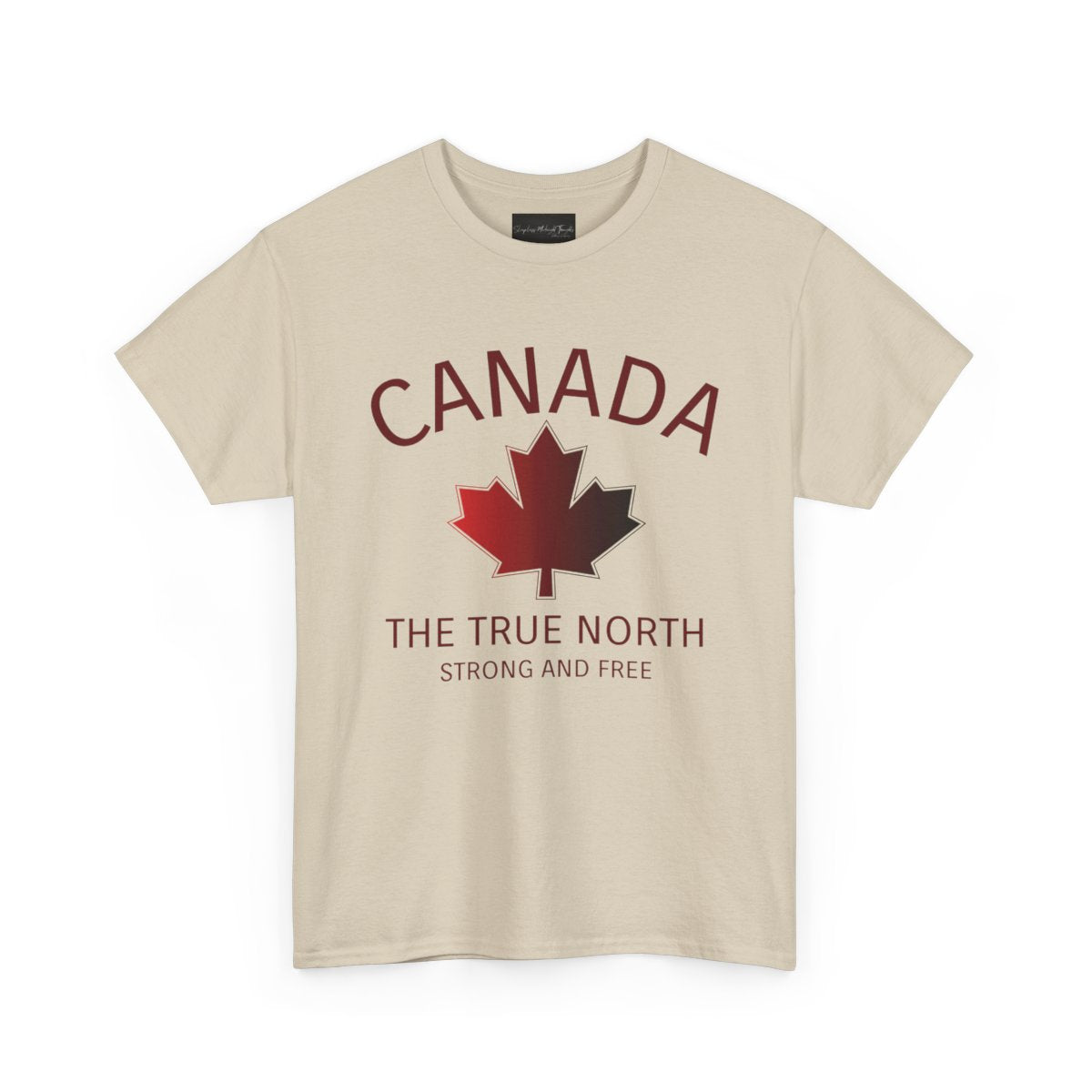 Canada The True North, Strong and Free Maple Leaf T-Shirt