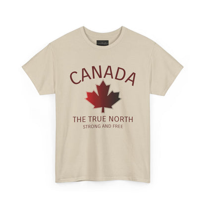 Canada The True North, Strong and Free Maple Leaf T-Shirt