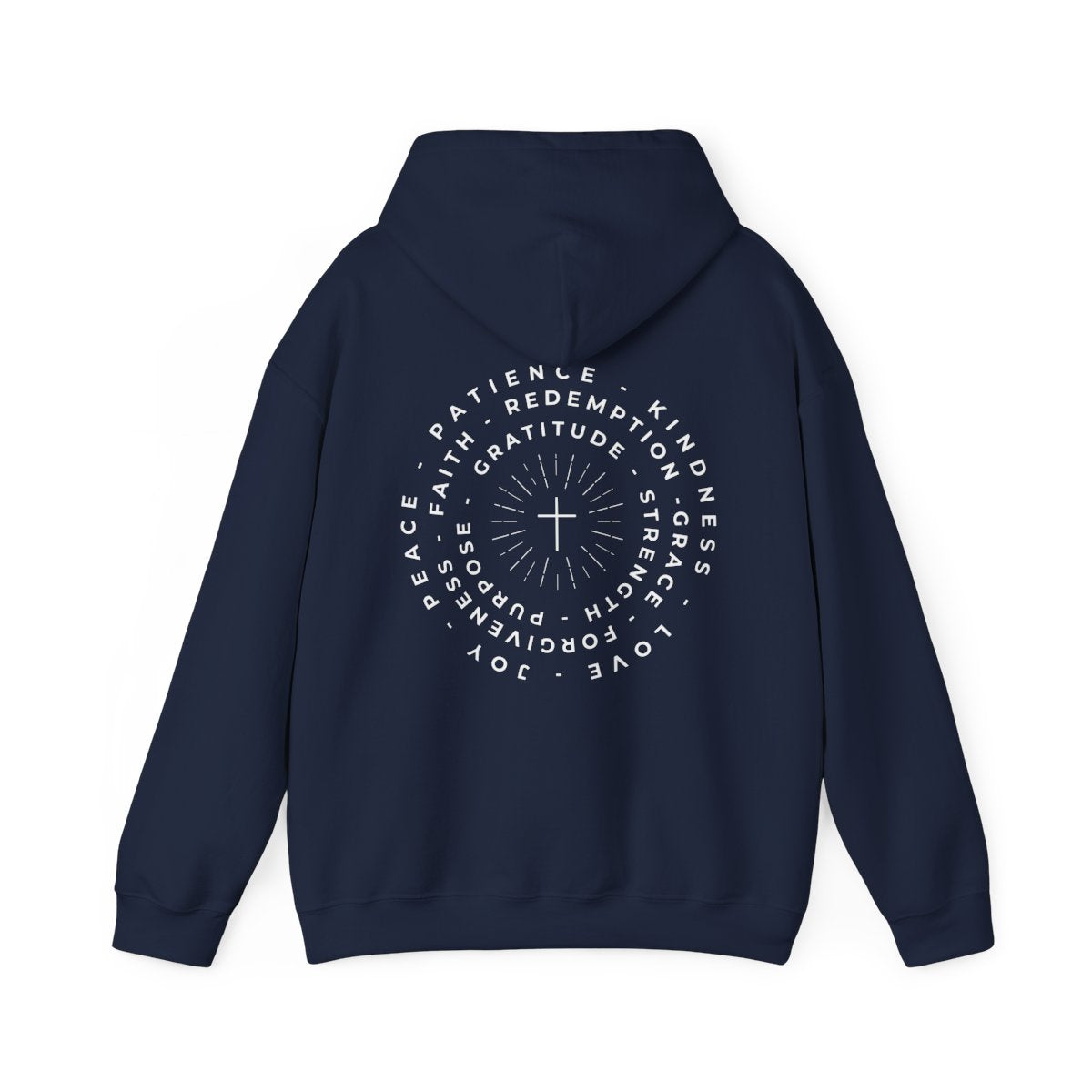 Words Of Faith Circle Hoodie