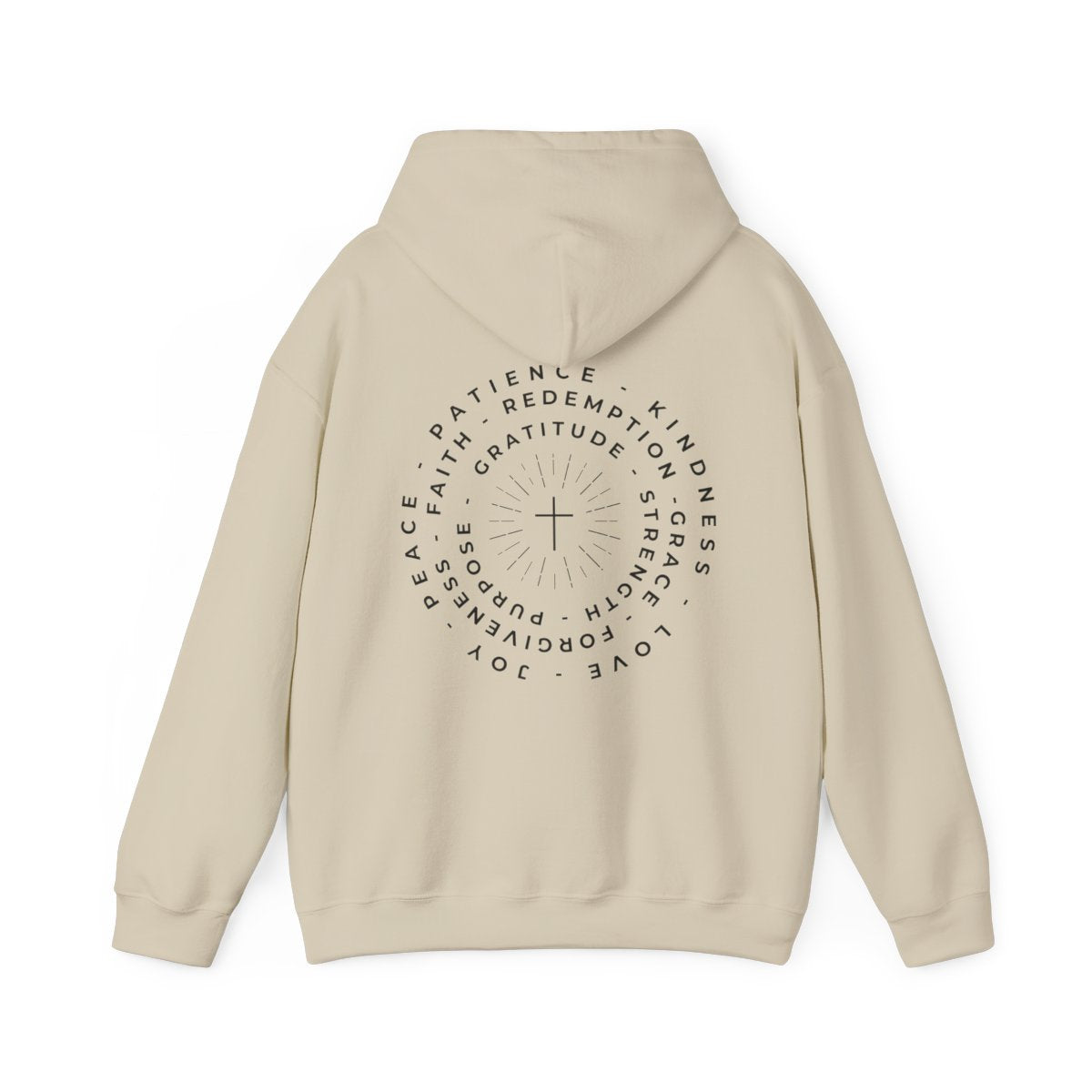 Words Of Faith Circle Hoodie