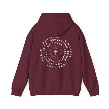 Words Of Faith Circle Hoodie