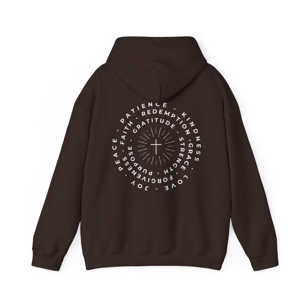 Words Of Faith Circle Hoodie