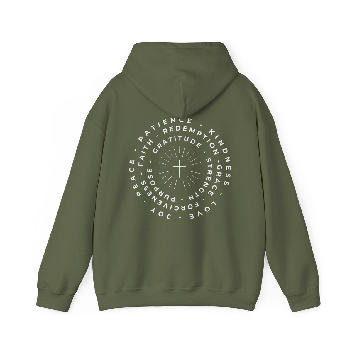 Words Of Faith Circle Hoodie