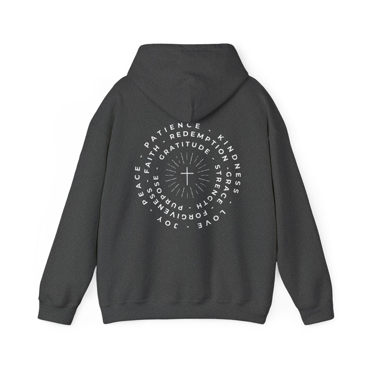 Words Of Faith Circle Hoodie