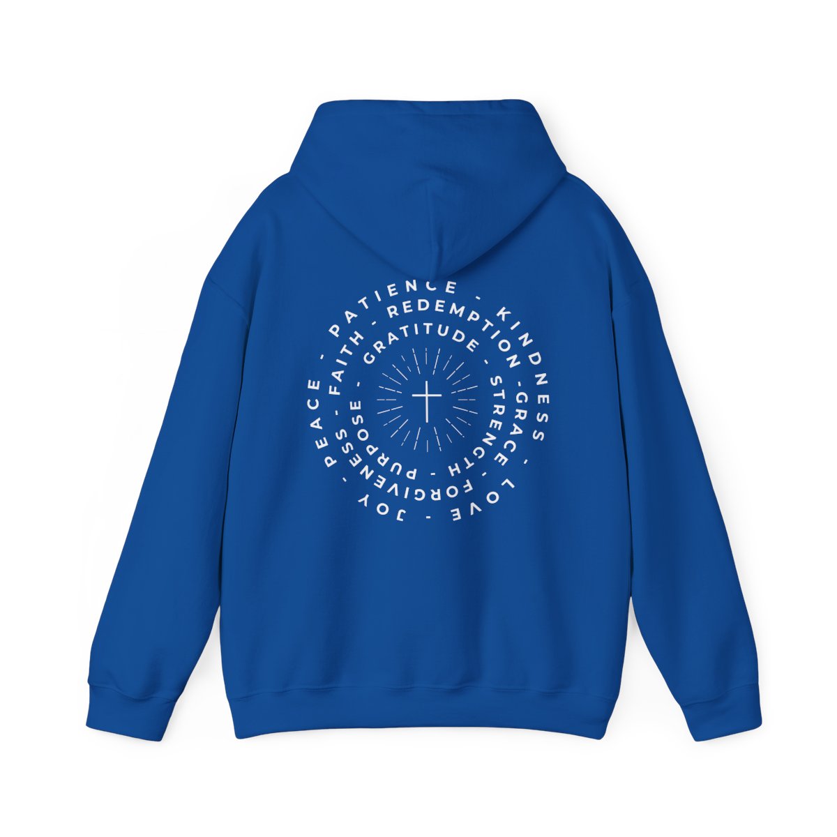 Words Of Faith Circle Hoodie