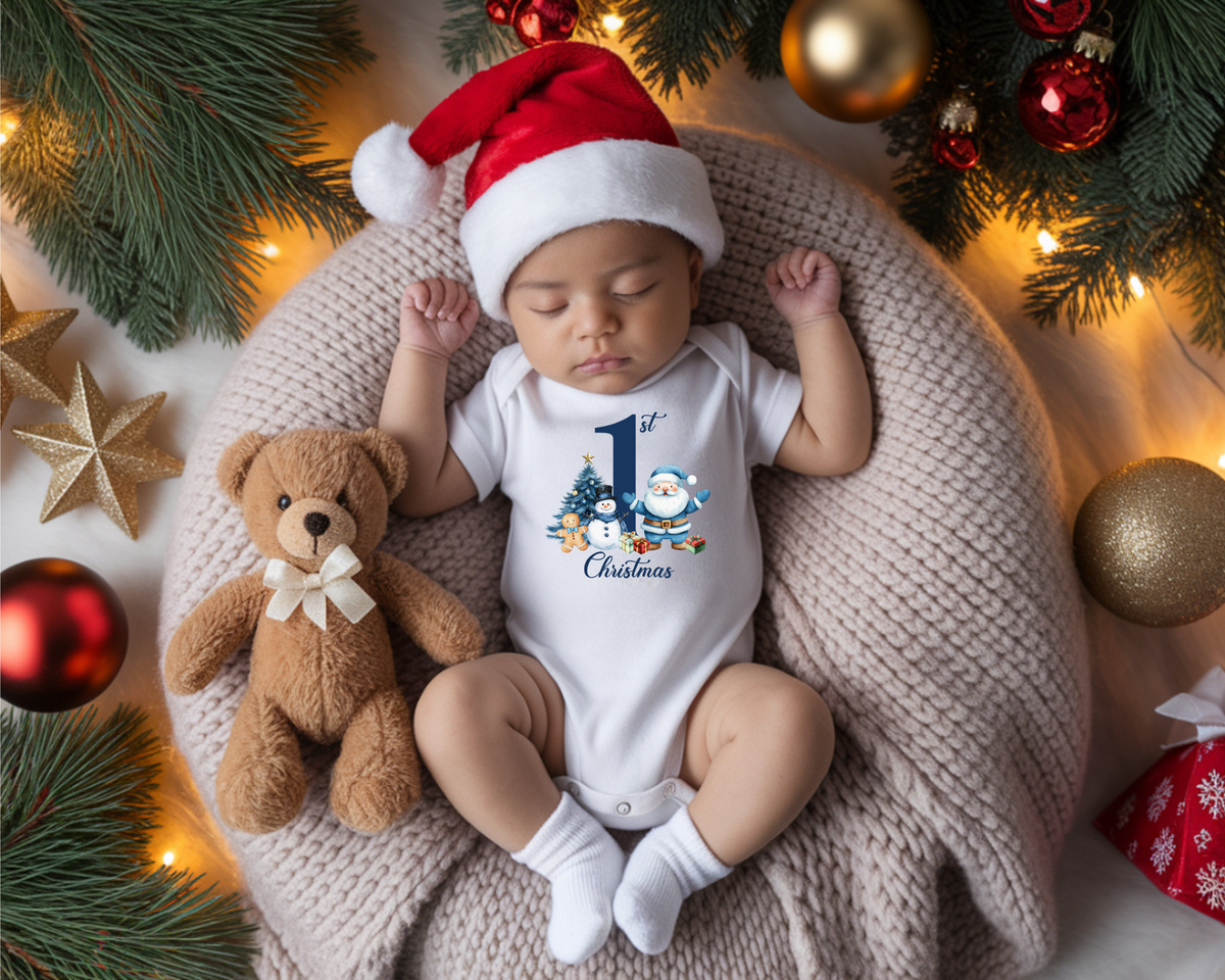 Baby Boys First Christmas Infant Onesie