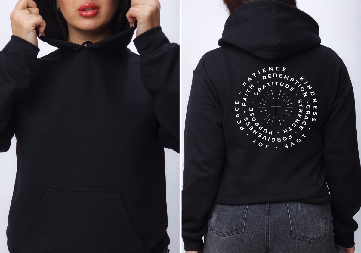 Words Of Faith Circle Hoodie