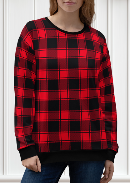 Checkered Unisex Sweatshirt