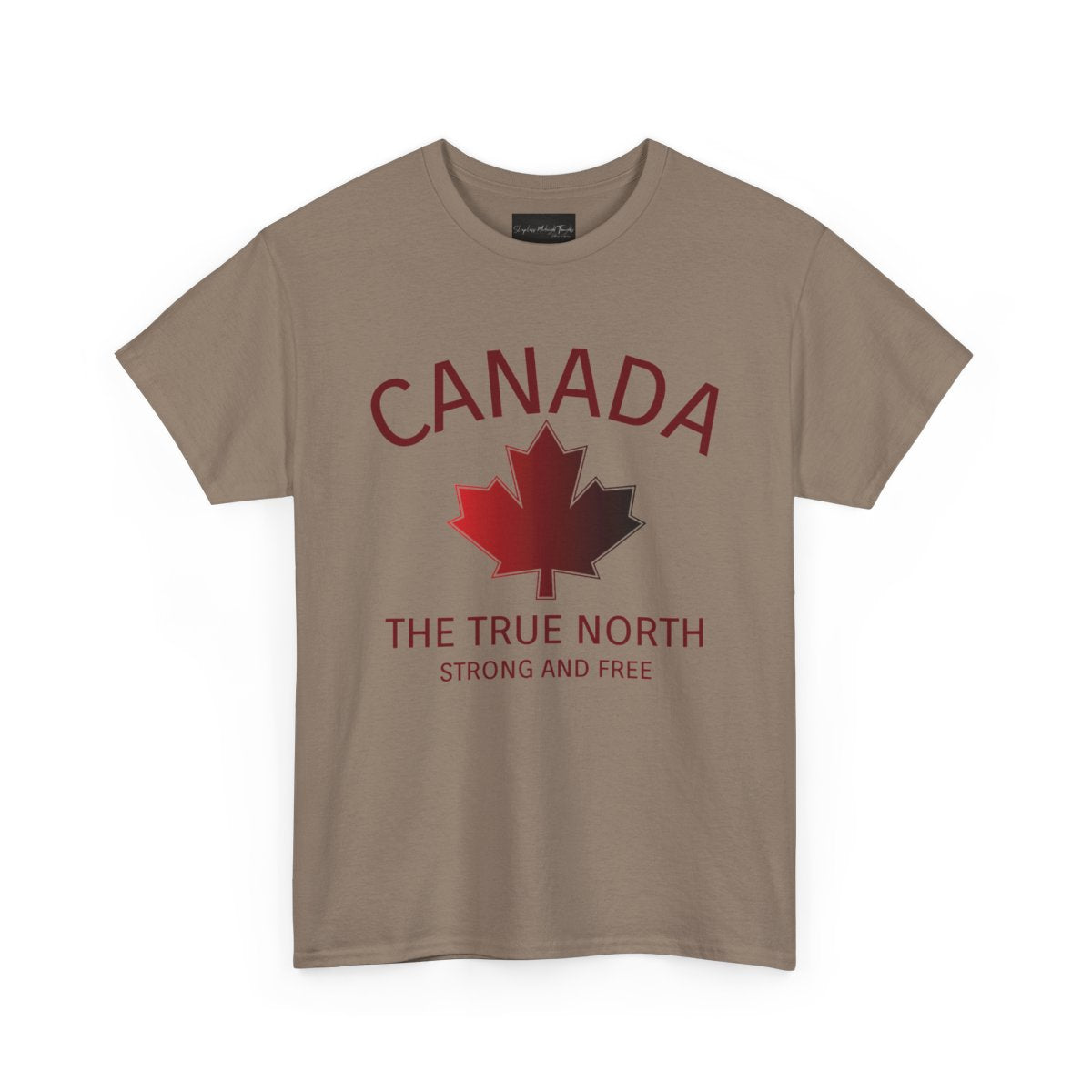 Canada The True North, Strong and Free Maple Leaf T-Shirt