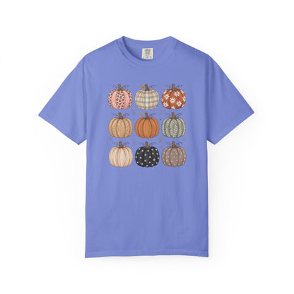 Autumn Patchwork Pumpkins T-Shirt
