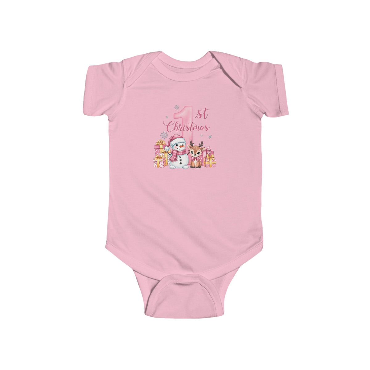 Baby Girls 1st Christmas Infant Onesie