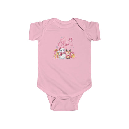 Baby Girls 1st Christmas Infant Onesie