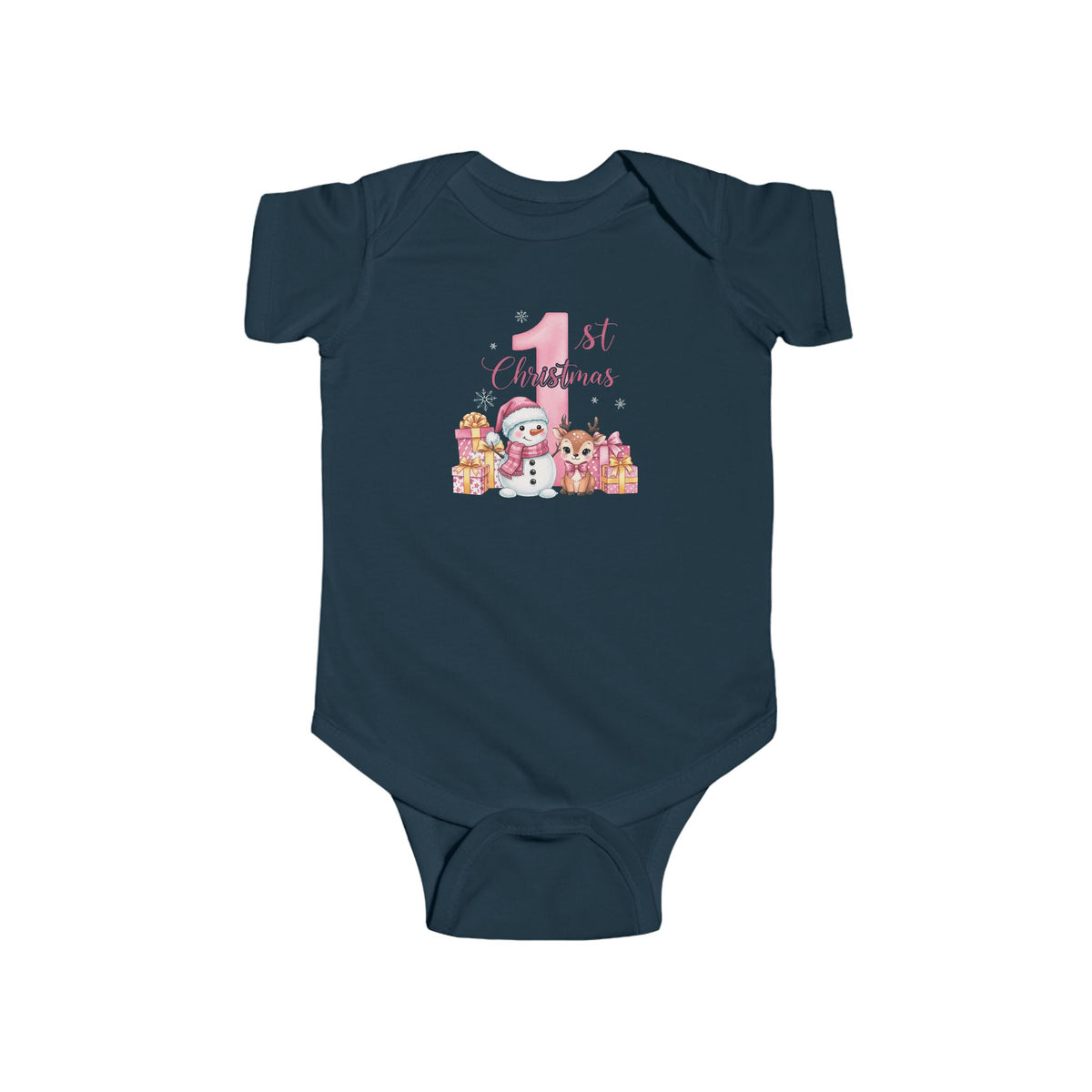 Baby Girls 1st Christmas Infant Onesie