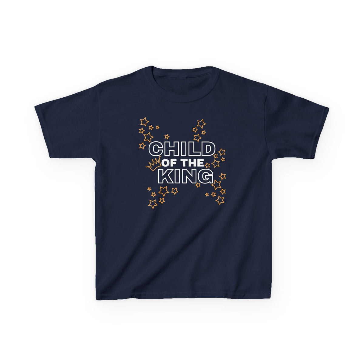 Child of the King Kids T-Shirt — Faith-Based Christian Tee with Star Accent