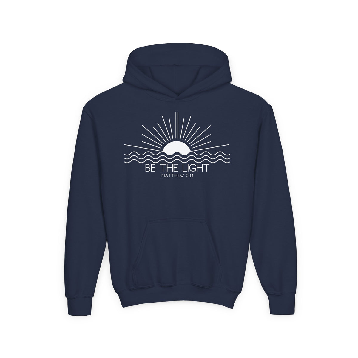 Be The Light Sunrise Youth Hoodie