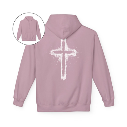 Spray Painted Jesus Cross Hoodie