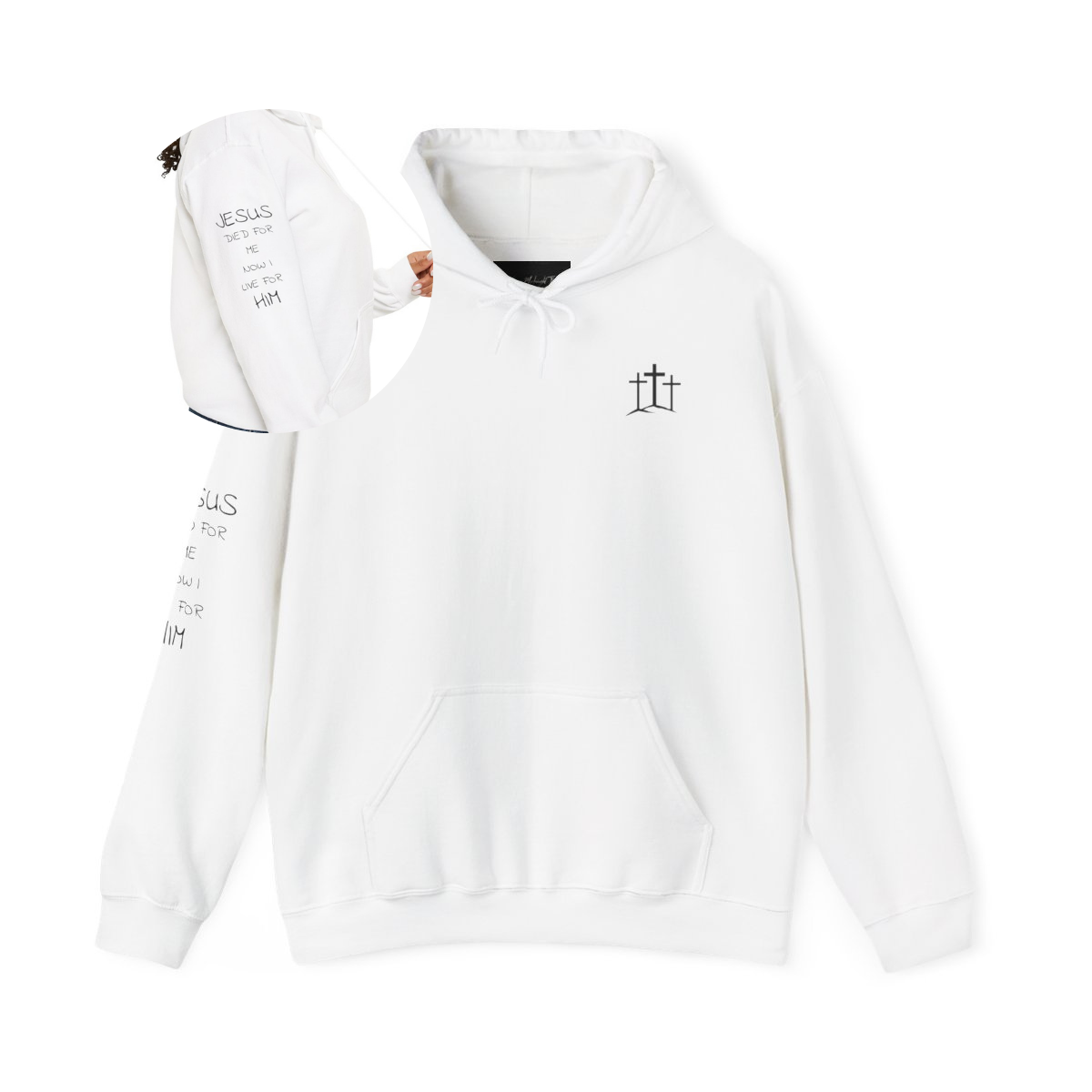 Jesus Died For Me Jesus Cross Hoodie
