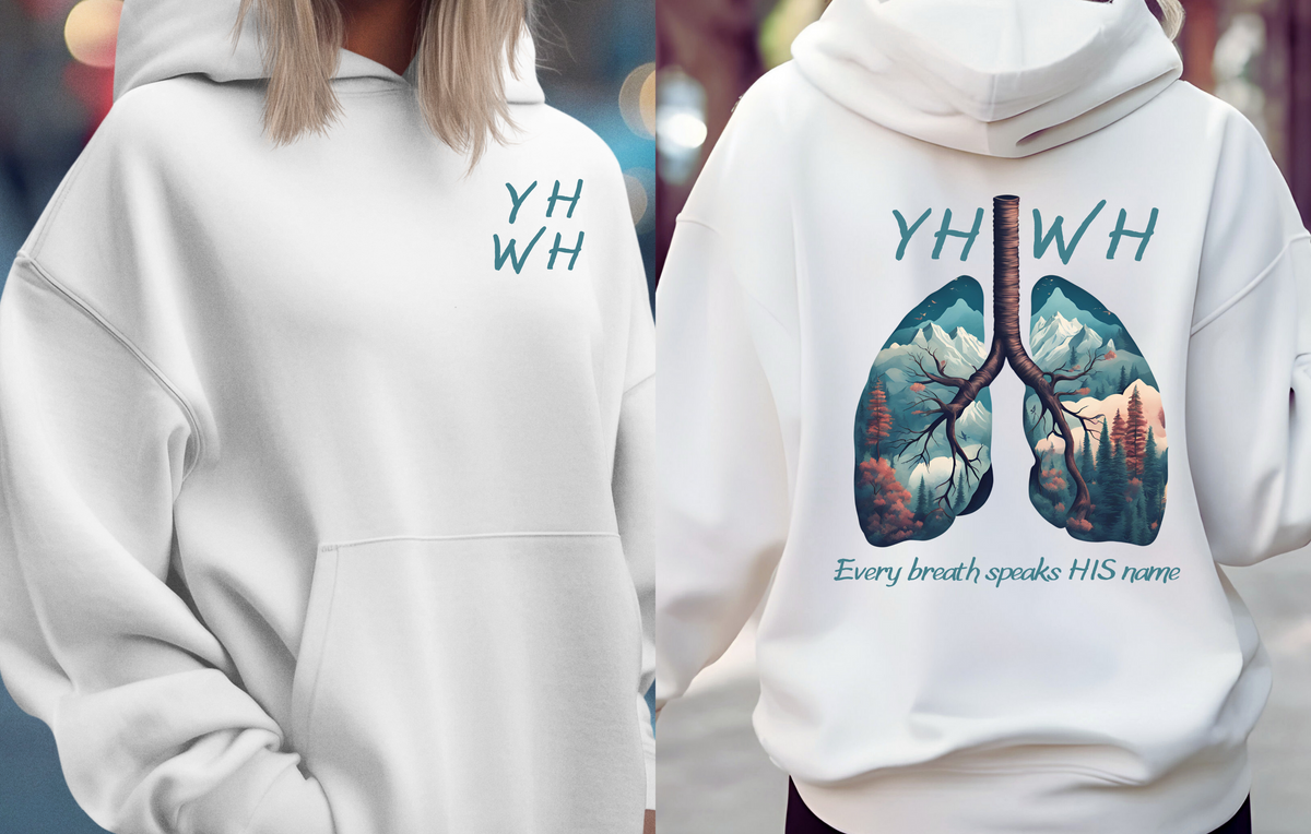Every Breath Speaks HIS Name Christian Hoodie