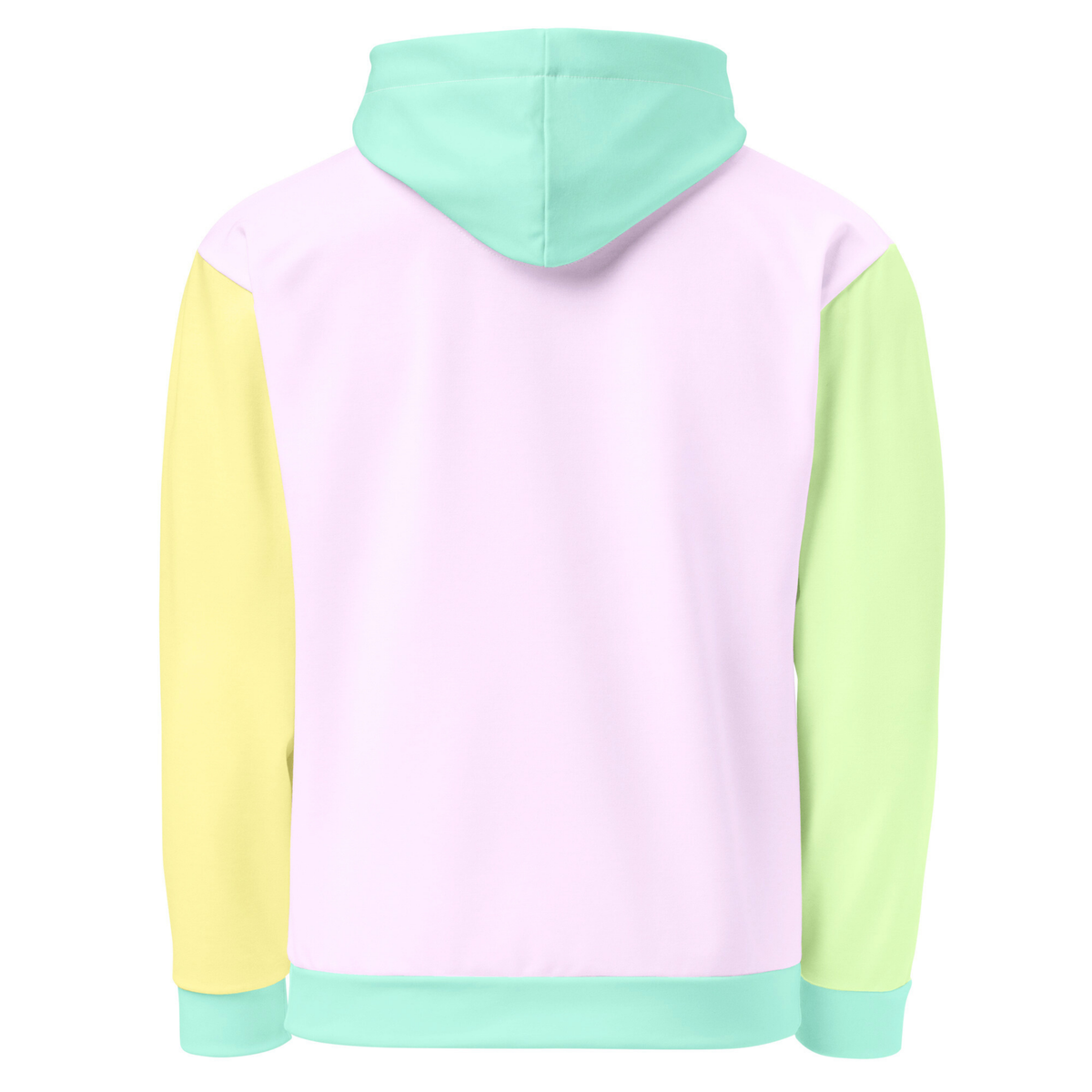 Pastel Color Block Hoodie