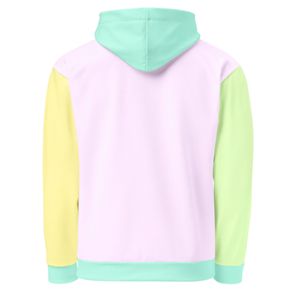 Pastel Color Block Hoodie