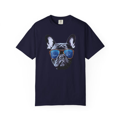 French Bulldog Wearing Sunglasses T-Shirt