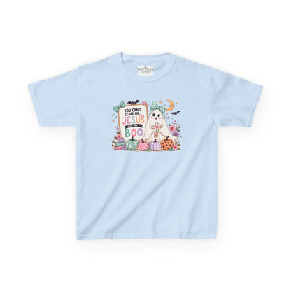 Ghost Halloween Shirt “You Can’t Scare Me, Jesus Is My Boo” Kids T-Shirt