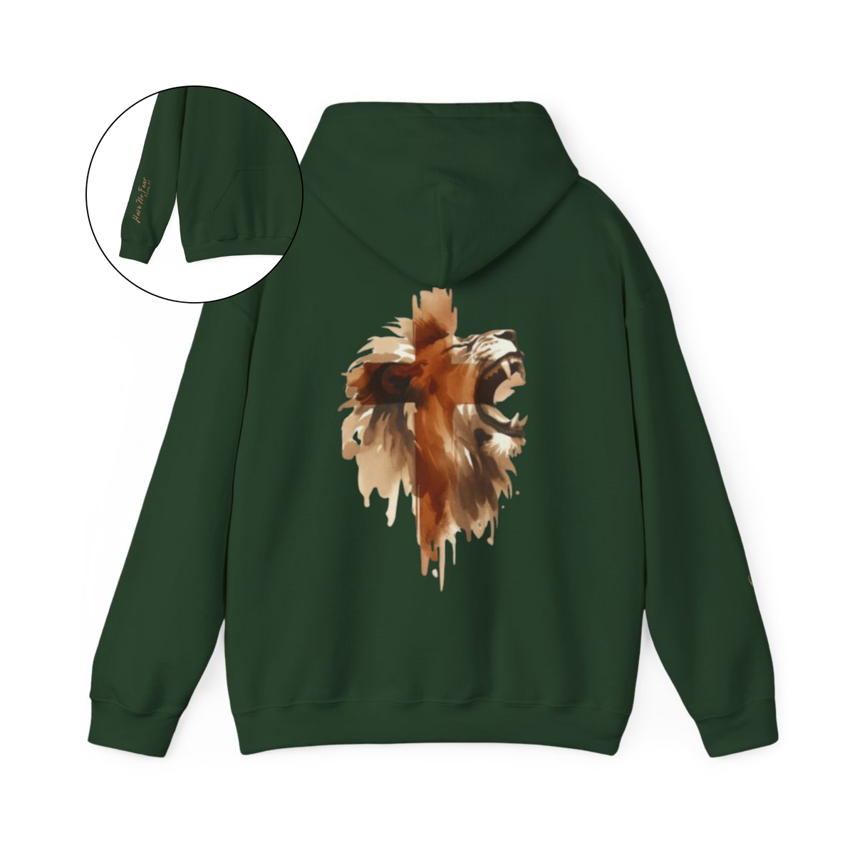 Have No Fear Scripture Lion Hoodie