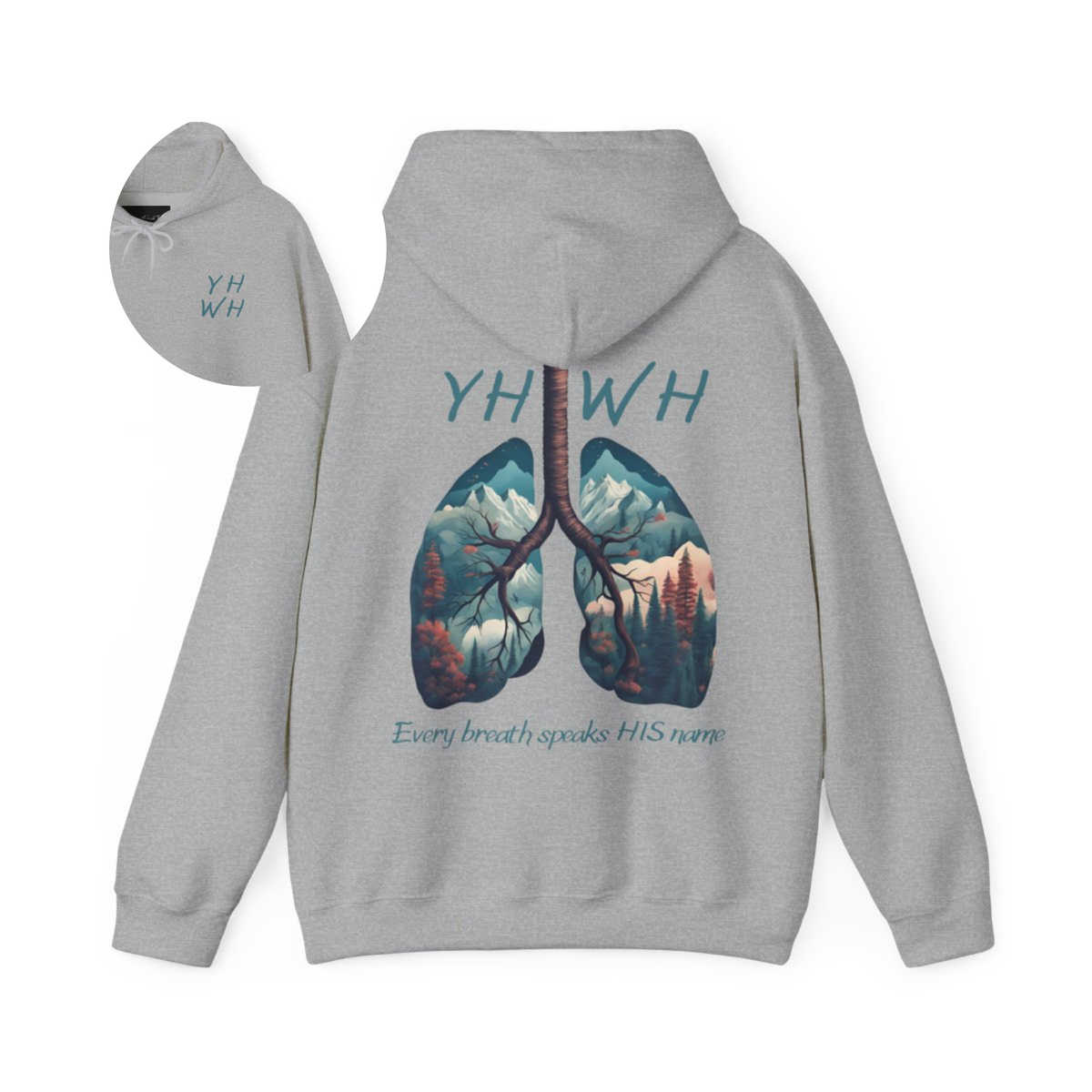 Every Breath Speaks HIS Name Christian Hoodie