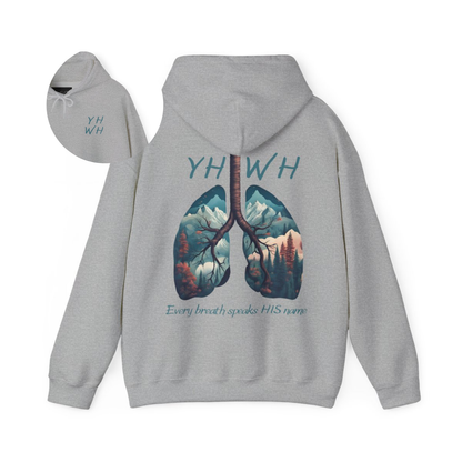 Every Breath Speaks HIS Name Christian Hoodie