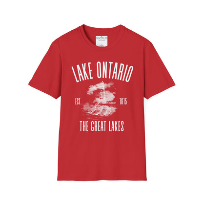 Lake Ontario Vintage Lighthouse — The Great Lakes Est. 1815 T-Shirt