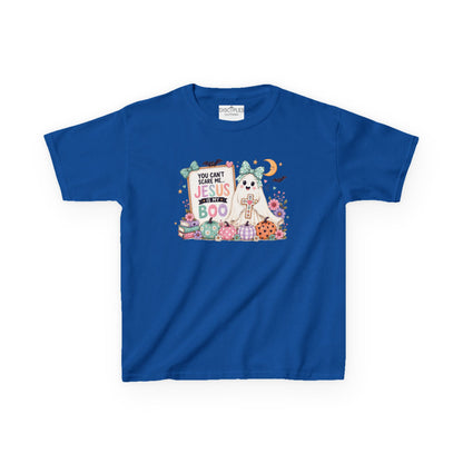 Ghost Halloween Shirt “You Can’t Scare Me, Jesus Is My Boo” Kids T-Shirt