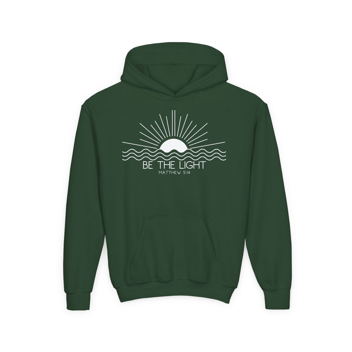 Be The Light Sunrise Youth Hoodie
