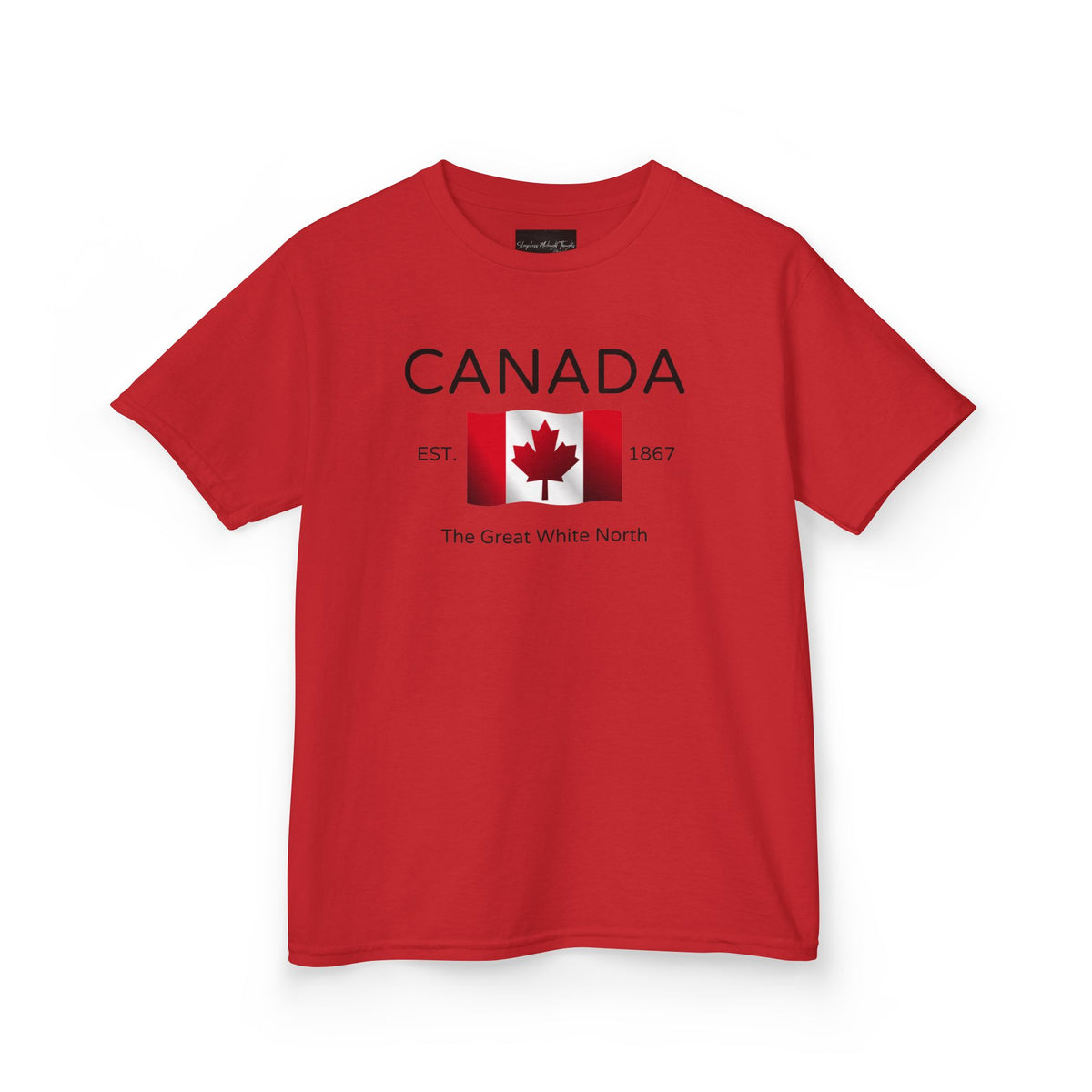 Canada The Great White North Est 1867 Youth T-Shirt