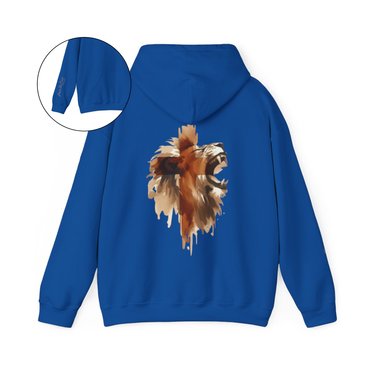 Have No Fear Scripture Lion Hoodie