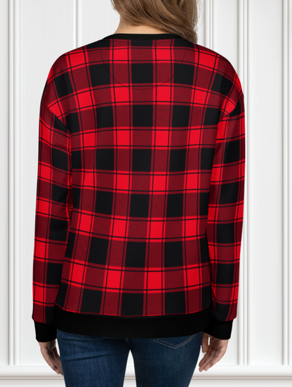 Checkered Unisex Sweatshirt