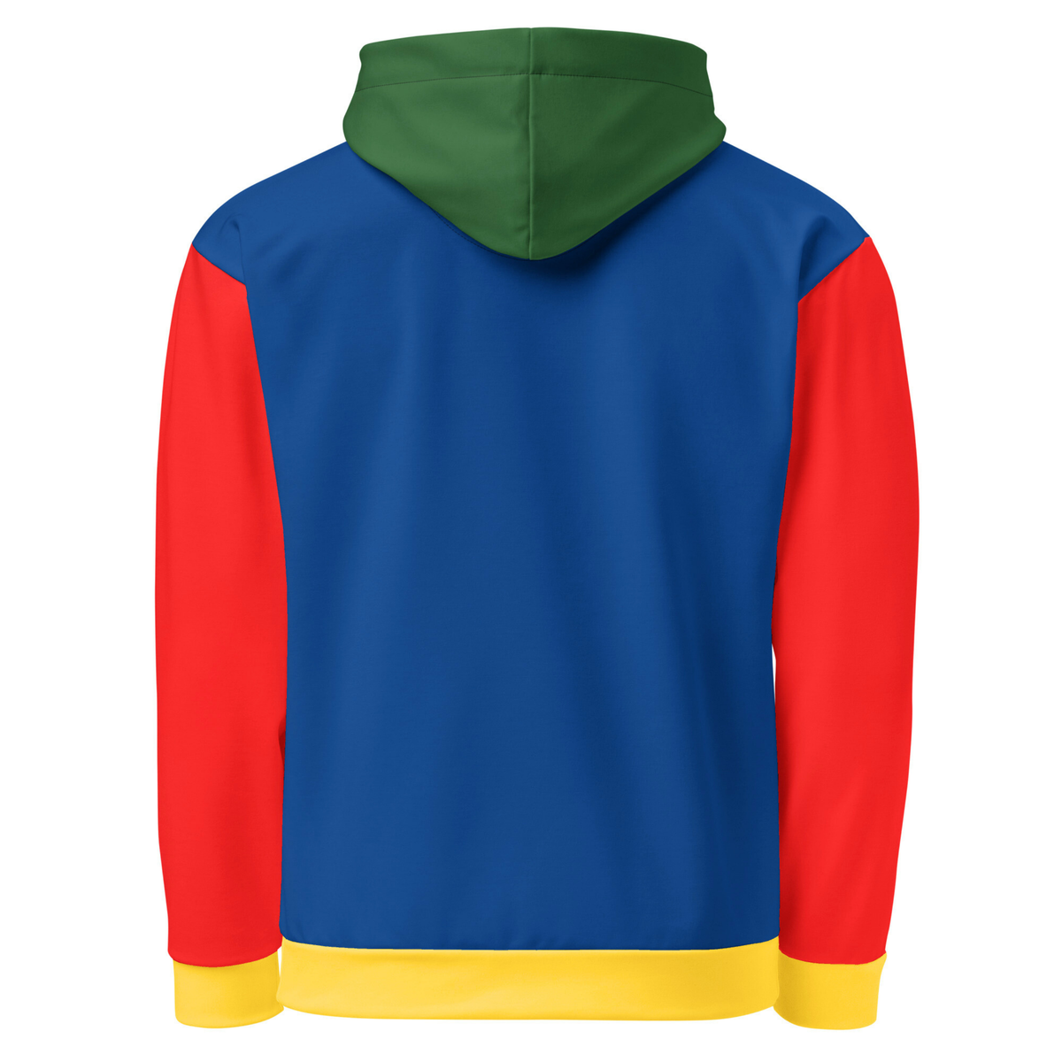 Rainbow Color Block Hoodie