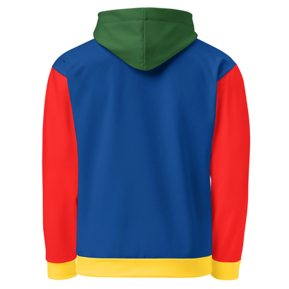 Rainbow Color Block Hoodie