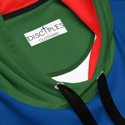 Rainbow Color Block Hoodie