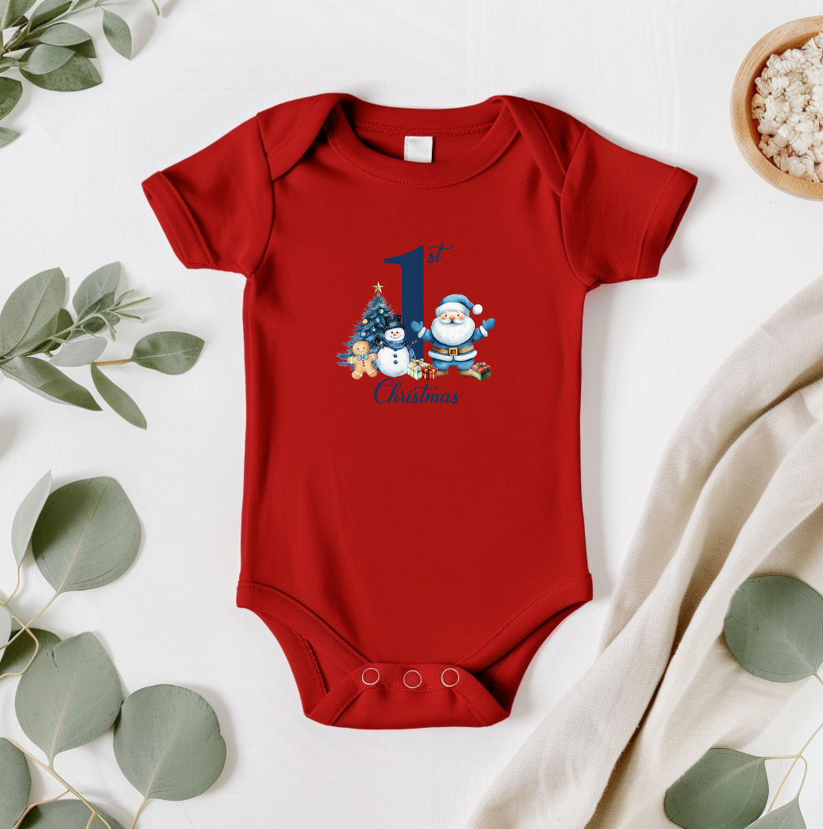 Baby Boys First Christmas Infant Onesie
