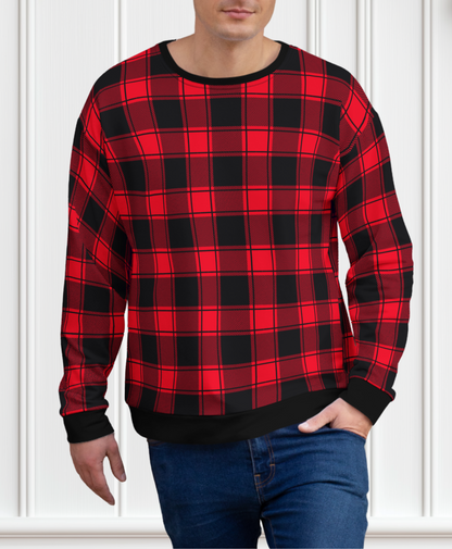 Checkered Unisex Sweatshirt