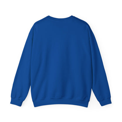 Crewneck Sweatshirt — Minimal "Be The Light" Sunrise Graphic