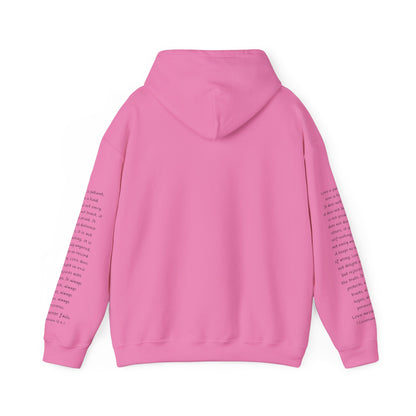 Love Like Jesus Hoodie — Christian Faith Pullover with Scripture Sleeve Text