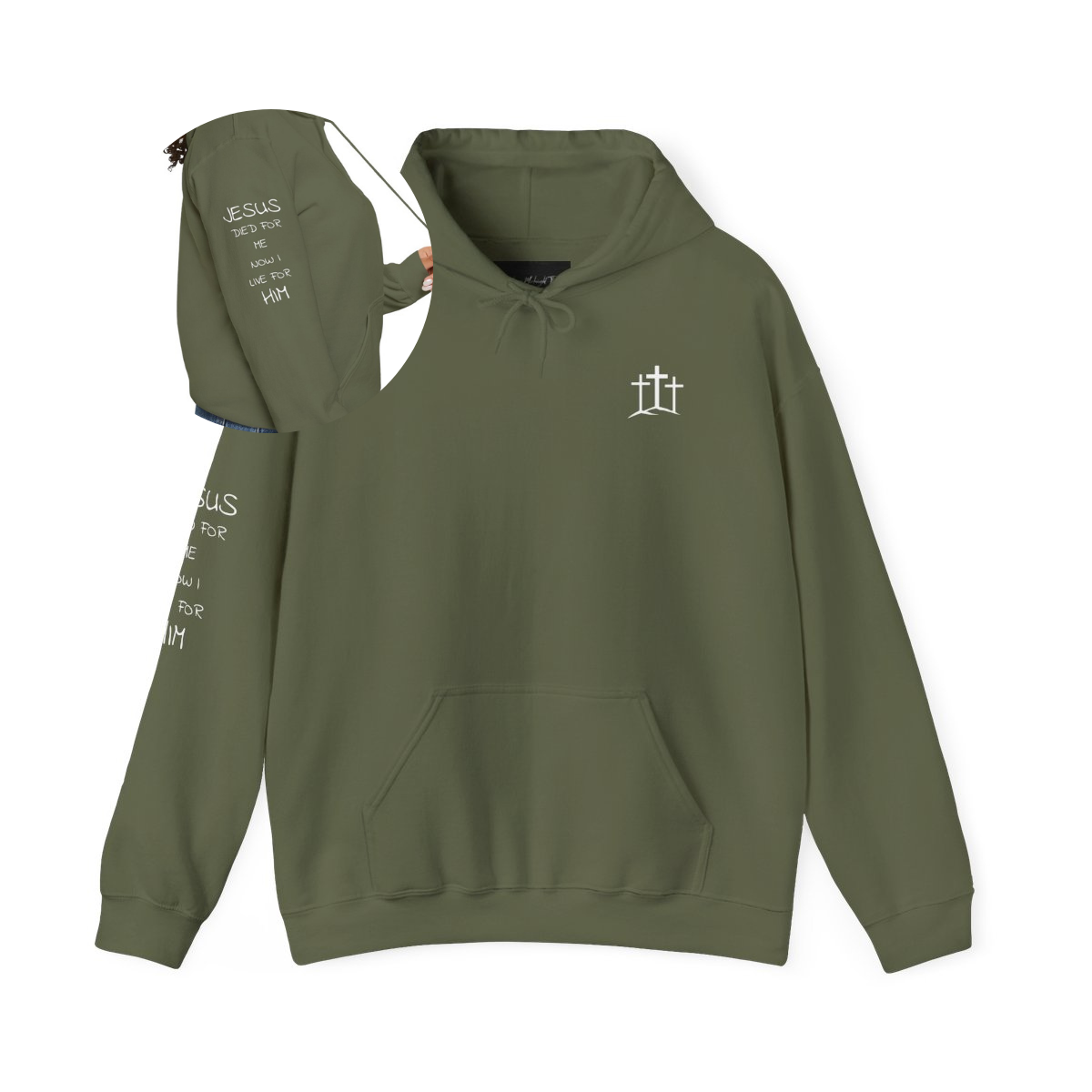 Jesus Died For Me Jesus Cross Hoodie