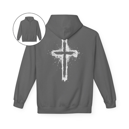 Spray Painted Jesus Cross Hoodie