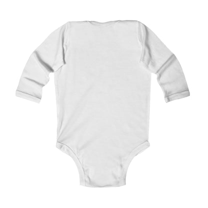Infant Long Sleeve Bodysuit - "The Best Things Come in Small Bundles" Baby Onesie, Cute Pastel Nursery Animal Design, Newborn Gift