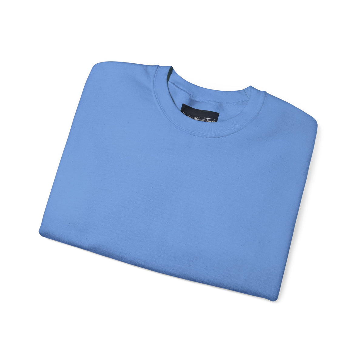Crewneck Sweatshirt — Minimal Cross Sleeve Design