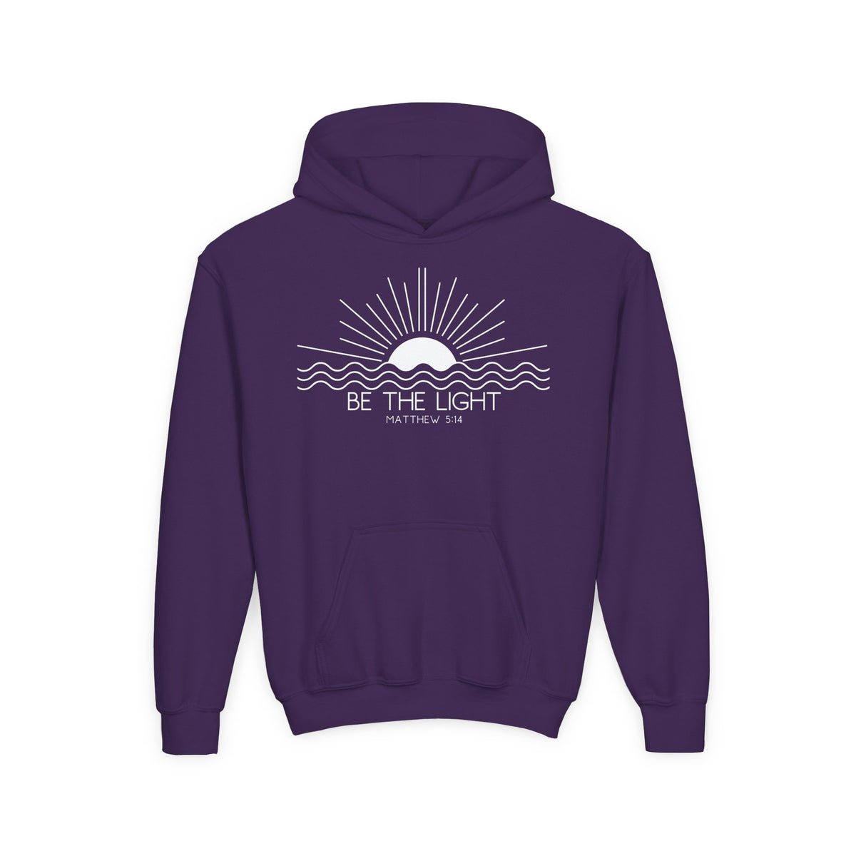 Be The Light Sunrise Youth Hoodie