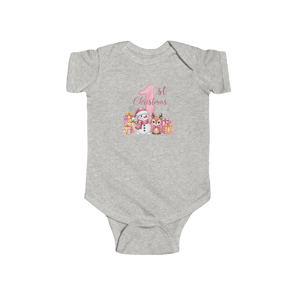 Baby Girls 1st Christmas Infant Onesie