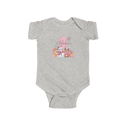 Baby Girls 1st Christmas Infant Onesie